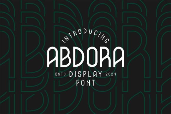 Abdora Display Font: Modern Branding for Small Businesses