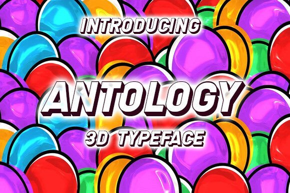 Antology Display Font for Handmade Products and Small Shop Owners