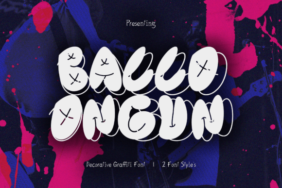 Balloongun: A Decorative Graffiti Font for Bold Branding