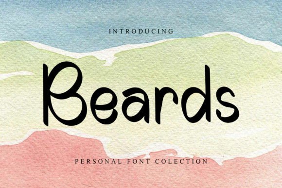 Beards: A Handwritten Display Font for Elegant Brand Design
