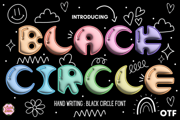 Black Circle Display Font for Modern Web Design Projects