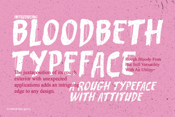 Bloodbeth Display Font for Standout Campaign Visuals