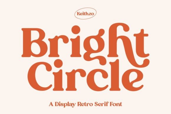 Bright Circle: A Retro Display Font for Modern Web Designs