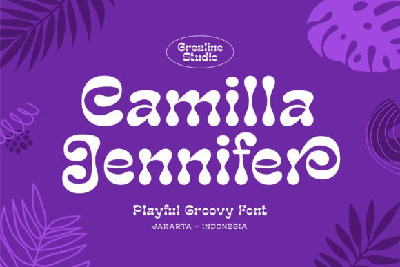 Camilla Jennifer: A Playful Display Font for Editorial Design
