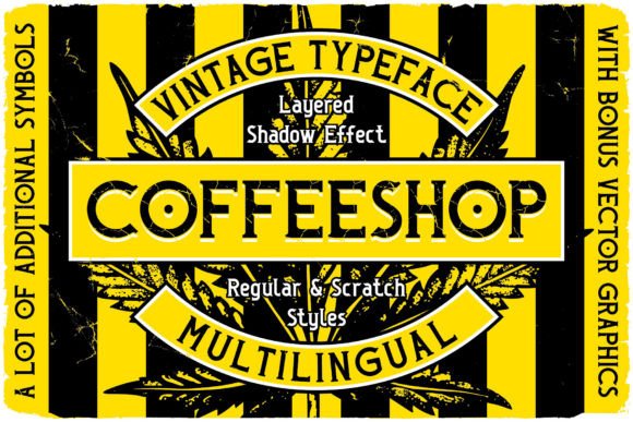 Coffeeshop Font: Nostalgic Vintage Typeface for Marketers