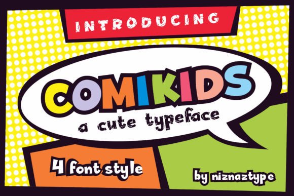 Comikids: A Display Font Built for Comic Text and Children’s-Themed Branding