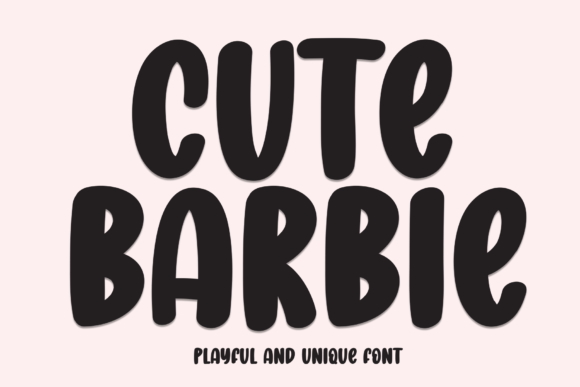 Cute Barbie Font for Crafting and Digital Campaigns