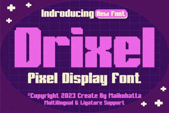 Drixel Display Font Review for Branding Projects