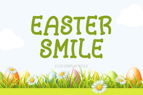 Easter Smile: A Friendly Display Font for Easter-Themed Branding and Crafts
