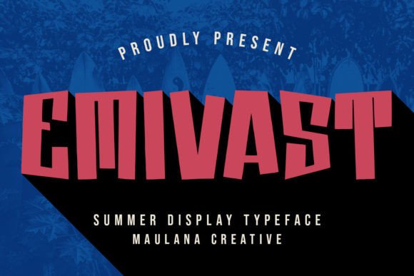 Emivast Summer Display Font for Polished Small Business Branding
