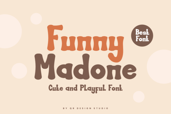 Funny Madone Display Font for Real Branding Projects and Cute Design Work