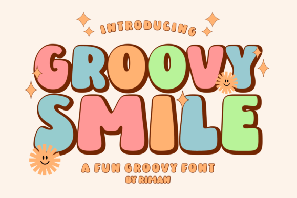 Groovy Smile Font: A Playful Display Typeface for Engaging Websites