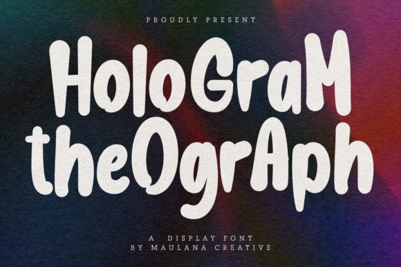 Hologram Theograph: A Display Font for Editorial Design and Reader-Focused Publishing