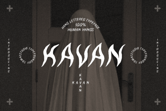 Kavan: A Handcrafted Display Font for Editorial Storytelling