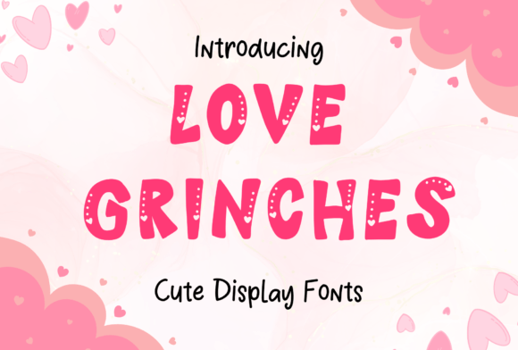 Love Grinches Review: A Playful Display Font with Mini Hearts