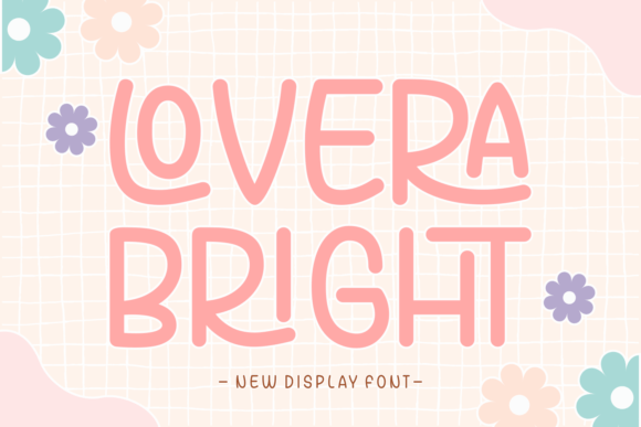Lovera Bright Display Font for Playful Brand Visuals