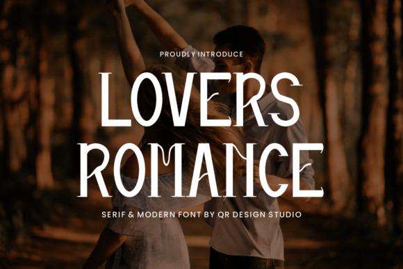 Lovers Romance Display Font for Elegant Small Business Branding