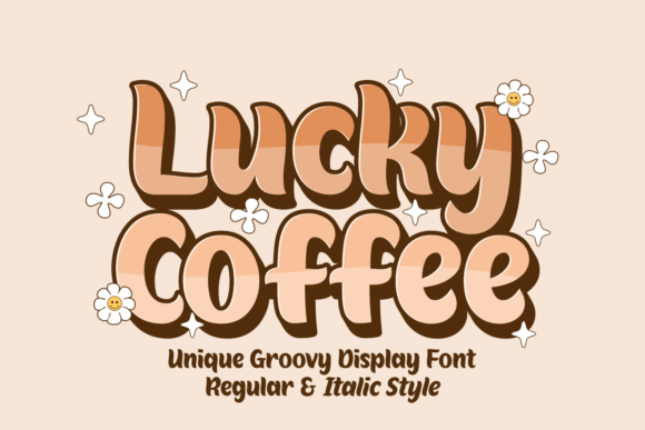 Lucky Coffee Display Font: Retro Vibe for Small Business