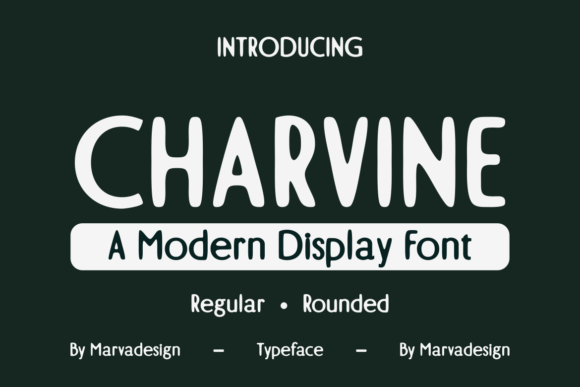 Make Your Brand Unforgettable with Charvine Display Font
