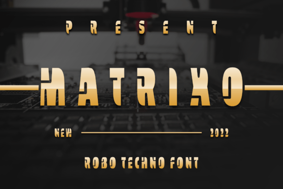 Matrixo: A Modern Display Font for Handmade Crafters