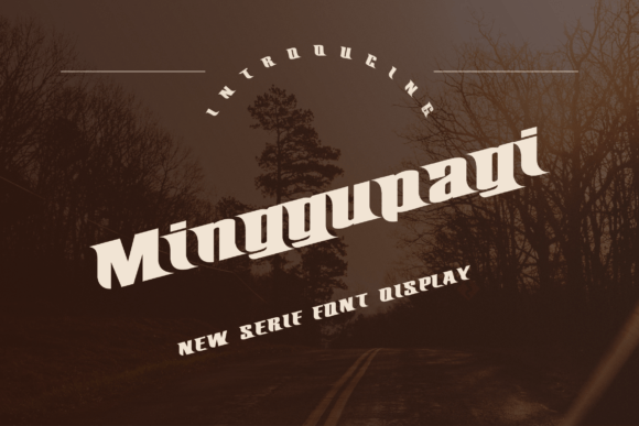 Minggupagi: A Fun Display Font for Small Business Branding