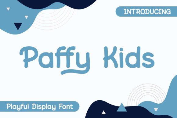 Paffy Kids: A Playful Display Font for Creative Branding Projects