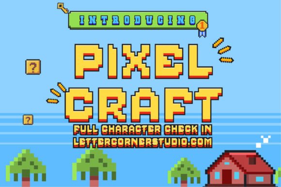 Pixelcraft: A Retro Pixel Font for Web Design Projects