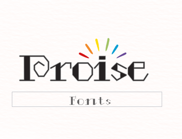 Proise Display Font for Handmade Labels and Printables