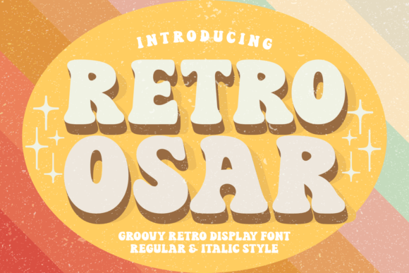 Retro Osar: A Jovial Display Font for Vintage Branding