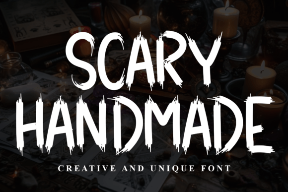 Scary Handmade: A Display Font That Brings Playful Charm to Campaigns