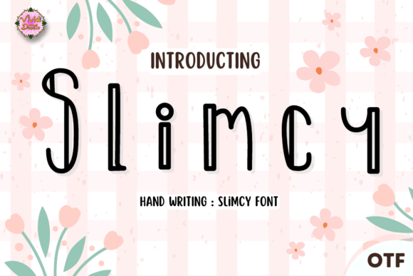 Slimcy: A Handwritten Display Font for Editorial Design and Branding