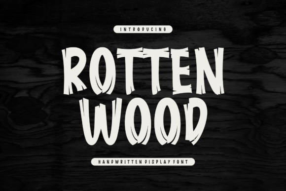 Testing Rotten Wood Display Font for Website Headers