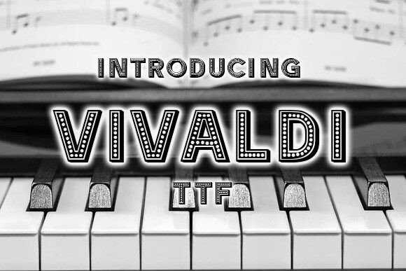 Vivaldi Display Font for Elegant Marketing Campaigns and Brand Design