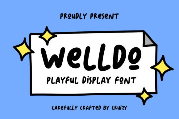 Welldo Display Font Review for Handmade Products and Shop Branding
