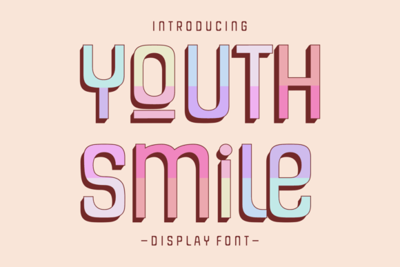 Youth Smile Font: A Playful Typeface for Editorial Design